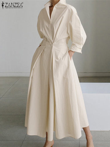 Zola Long Shirt Dress