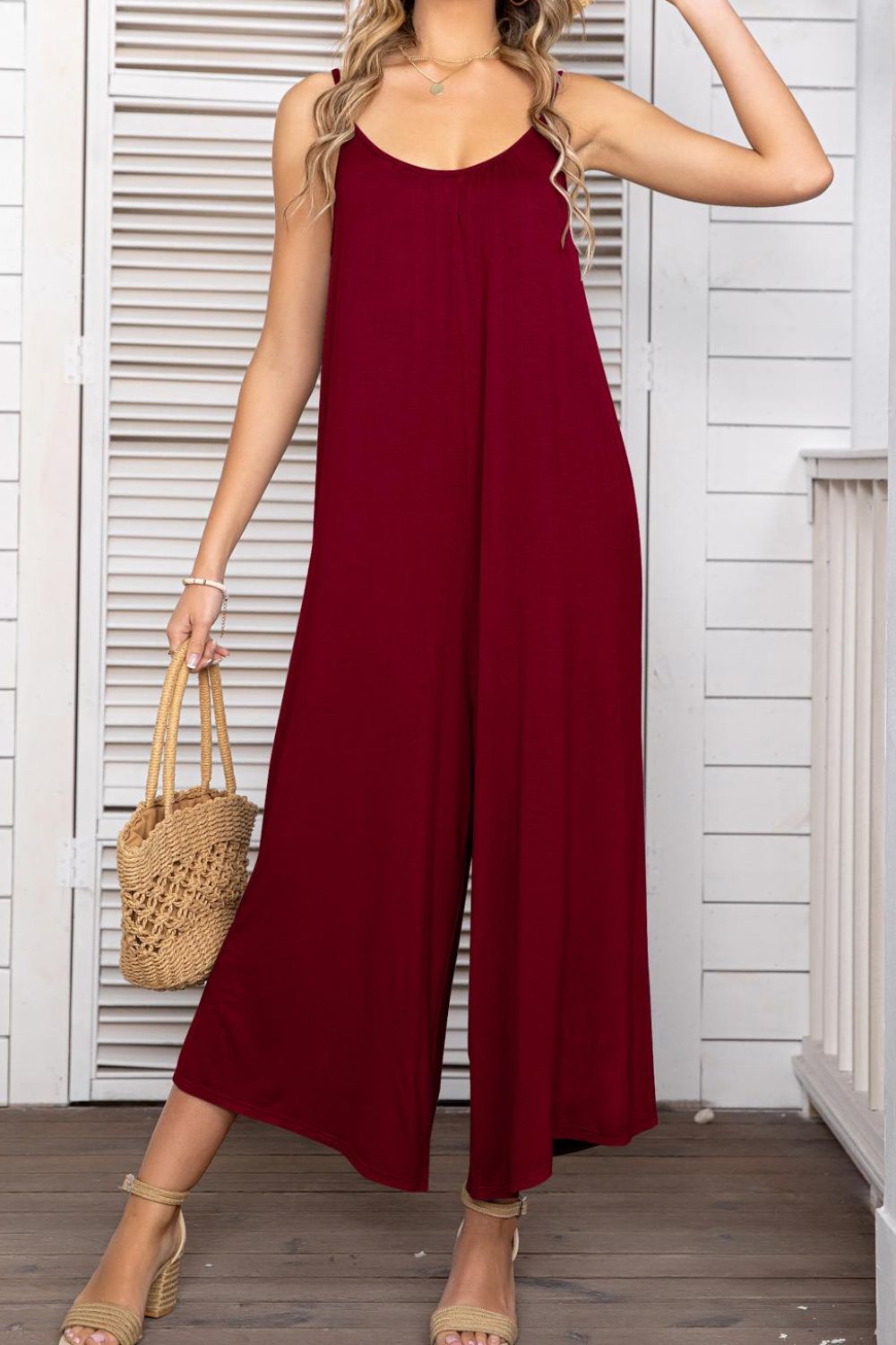 Stephanie Scoop Neck Jumpsuit